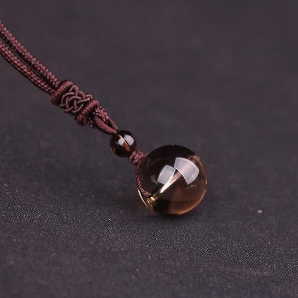 Obsidian Tiger Eye Sten Vedhæng Halskæde Crystal