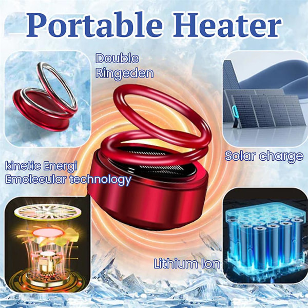 Aexzr Mini Portable Kinetic Heater, Neue Verlaufsfarbe Aexzr Mini
