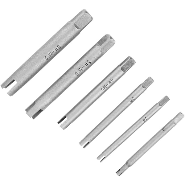 4-spårig kranavdragare, skruvutdragare för kranar, avdragare för trasiga kranar, avdragare för kranar (6-delars set)