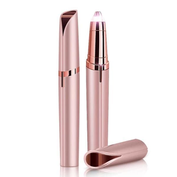Kvinders Flawless Brows Ansigts Hårfjerner Elektrisk Øjenbrynstrimmer Epilator Rosaguld Rose gold