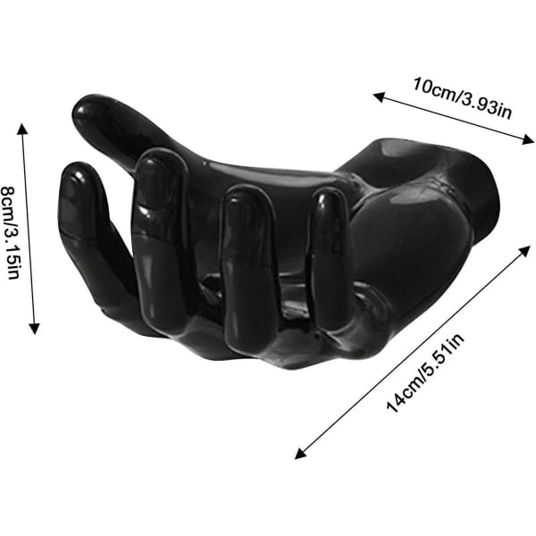 Bolldisplayfodral Hand Basketbollhållare Fotboll Volleyboll Väggförvaring För Basketboll Väggmonterad Bollhållare svart black