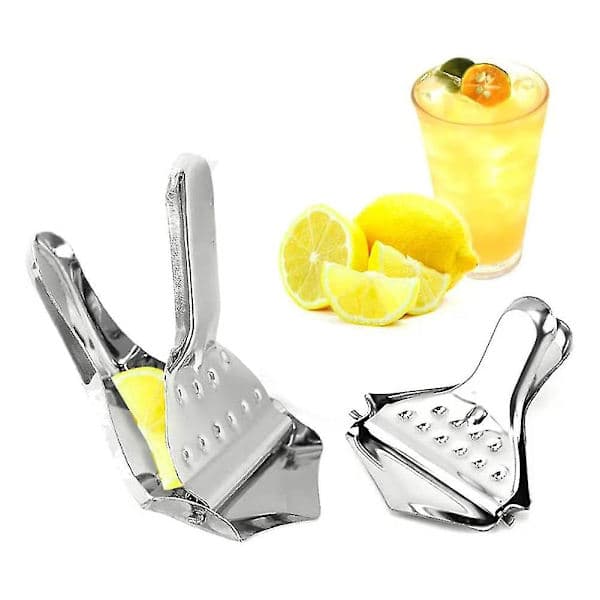 Citronpresser i rustfrit stål, manuel citronpresser, citruspresser, til hjemmet, køkken, bar