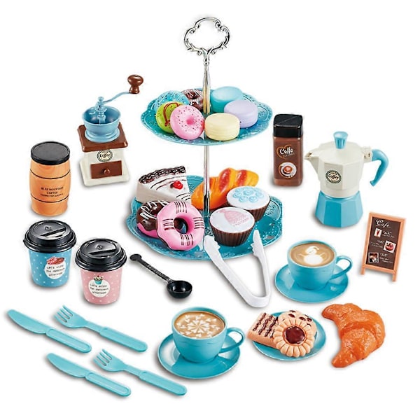 Klassisk Modell Kaffesett Moka for Express Pot Kjøkken Leketøy Jente Favoritt Coffee pot set