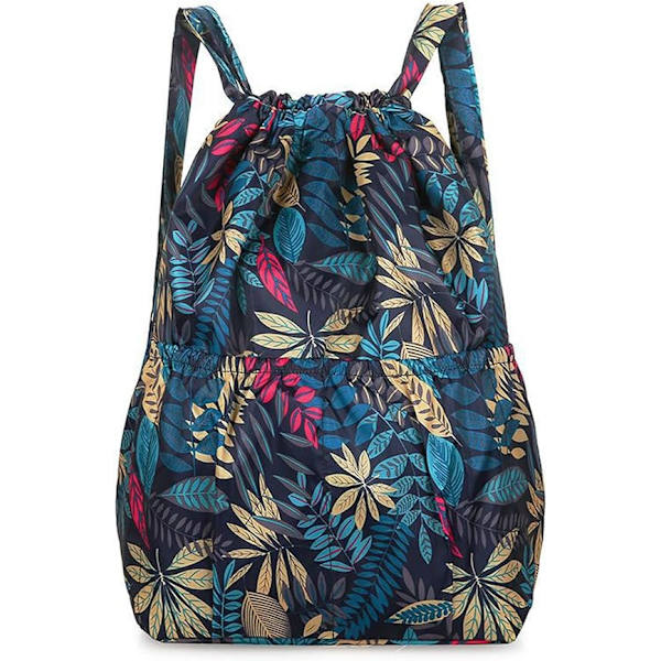 Svømmebag, Gym sekk Dame, Vanntette vesker for svømming, Vanntette treningsbag, Snøring Bag Vanntett