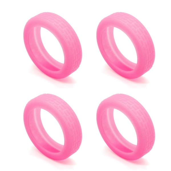Matkalaukkujen pyöränsuojukset Silikoniset äänettömät suojukset useimpien 8 pyörivän pyörän matkalaukkuihin Glow green 4pcs
