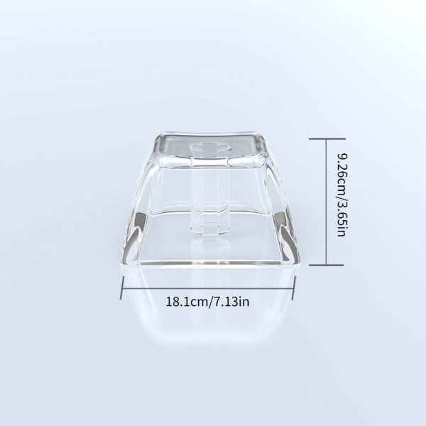 1U Transparent XDA Keycaps för Gamng Mekaniska Tangentbord 1U 1,4 mm Tjocklek Förbättra Dina Skrivupplevelser 8-1000PCS 26pcs 26pcs