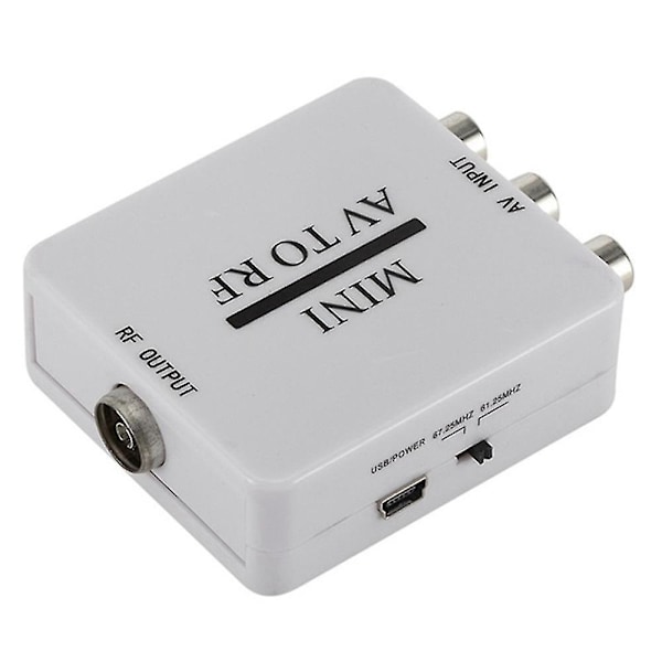 RCA / AV-komposiittivideokaapeli RF / Koaksiaali / Koaksiaalimuuntimeen - Modulaattori TV