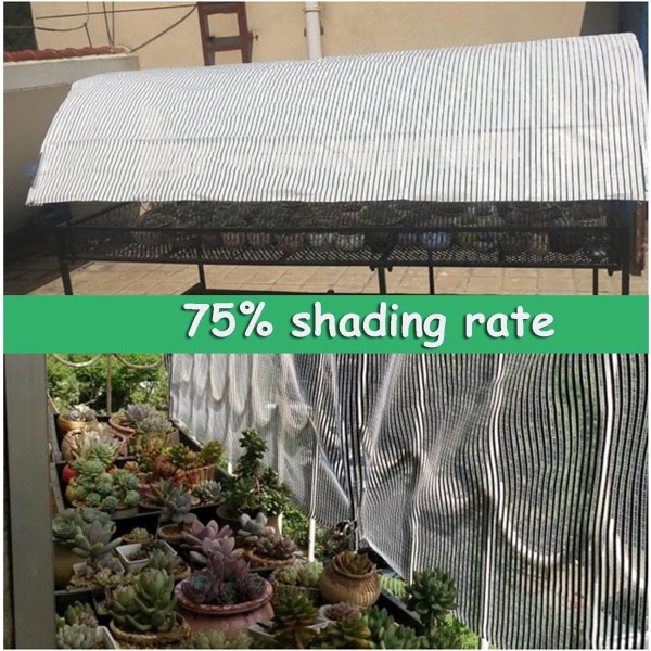 Reflekterende Aluminet Solsejl, Solcreme Skyggenet Sølv Mesh Skyggenet, Drivhus Blomster Planter Terrasse Plæne Mesh Net
