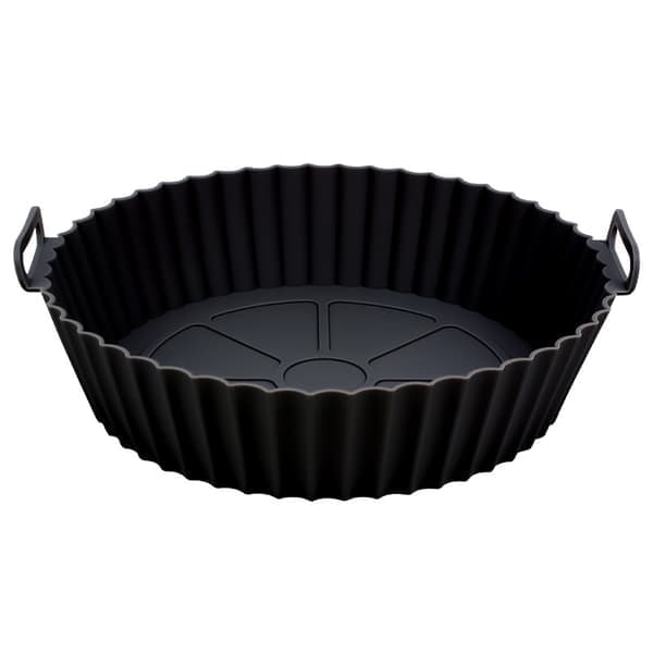 3-delt silikone airfryer-indsats sæt, genanvendeligt, fødevaregodkendt materiale, bage-/kogeplade