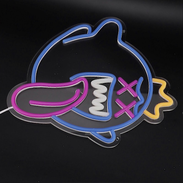 Aave Neonkyltti USB Seinään Asennettava Himmennettävä Helppo Asentaa Halloween LED Aave Neonvalo Pelihuoneeseen Juhlat Baari Sisustus