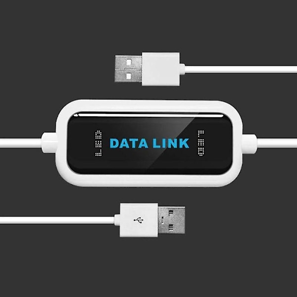 Bærbar USB PC til PC Overførselskabel Online Del Synkroniser Link Net Direkt Data Fil Overførsel Bro