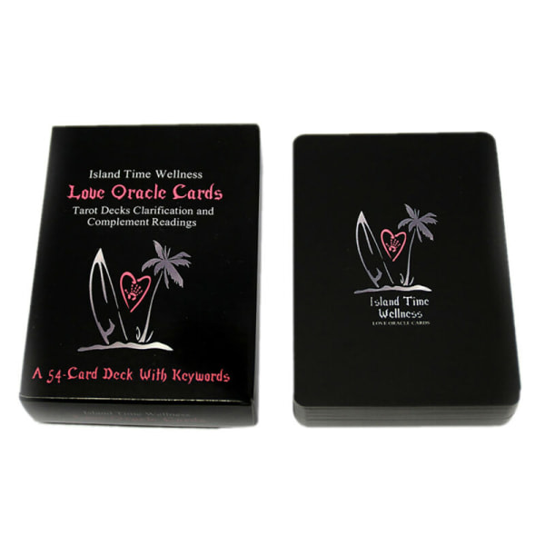 54 Island time wellness love oracle cards tarot card board game