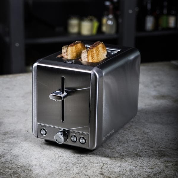 Brødrister 2 skiver 925W BR220 Rustfritt stål