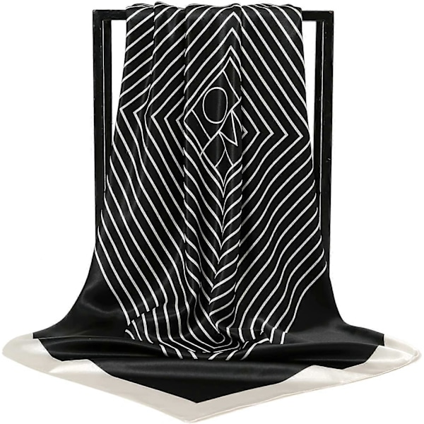 Hovedetørklæde Ligesom Silke Satin Hår Olaof Tørklæde til Kvinder Sovende Kvadratisk Designer Bandana Olaof Tørklæde Style 3