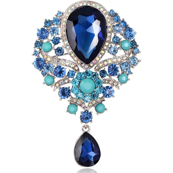 Brosjer emaljebrosje for menn kvinner retro rhinestone reversnål klær hatt dekorasjon UB3825