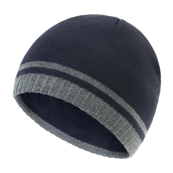 2023 Talvivillalakkin cap pehmustettu lämpimänä pitävä neulottu hattu miesten ulkopyöräilyurheiluhihainen cap Navy blue