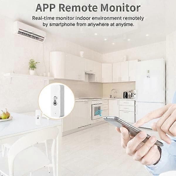 Wifi Temperatur Sensor Fuktighetssensor Termometer