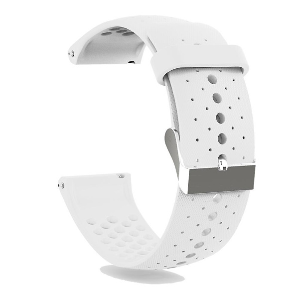 Polar Vantage M -kellolle sopiva silikoniranneke White