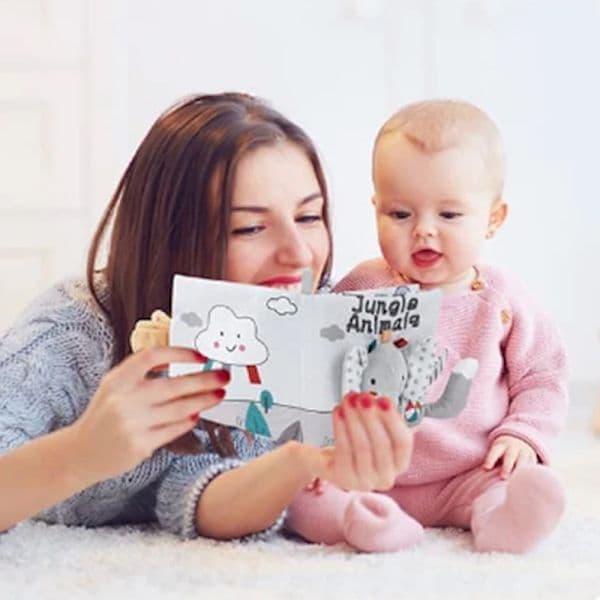 Babyböcker Tygböcker Babyleksaker Djurtema Tygböcker Interaktiva Baby Tygböcker