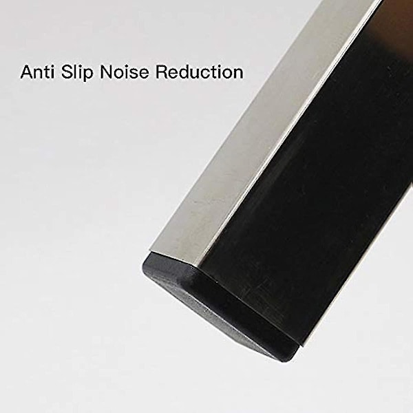 40 stk Møbel Kvadratiske Endekapsler Plast Kvadratisk Rørplugg 20mm X 20mm Rørplugger Antislipp Matte Svart Rektangulær Endekapsler Innstikkplugger Rørdeksel Fo