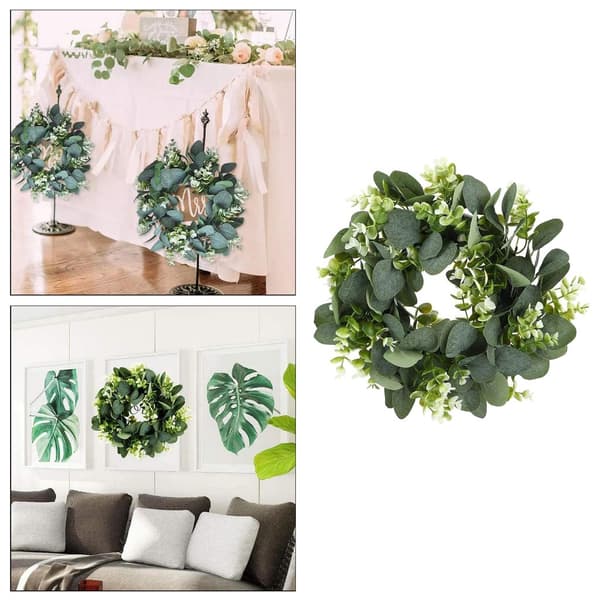 Kunstig Eucalyptus Krans 12\" Juledekorasjon