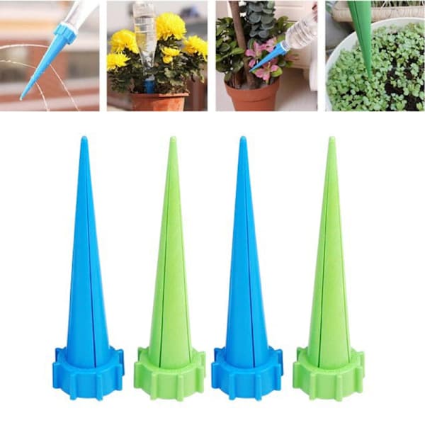 4-pak langvarig vanding / selvvanding til potteplanter/blomster