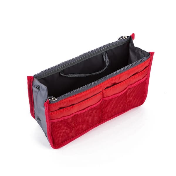 Taske i taske toilettaske grå grå 1 gray