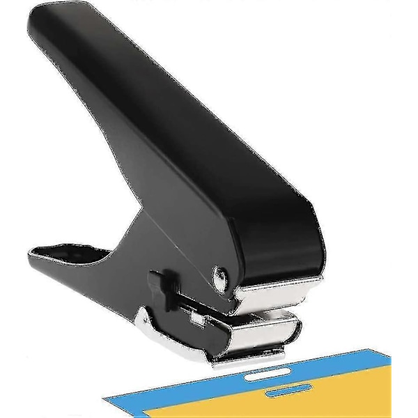 Elliptinen rei'itin, merkkirei'itin henkilökortille, PVC-ura ja paperi, kestävä rei'itin ammattikäyttöön