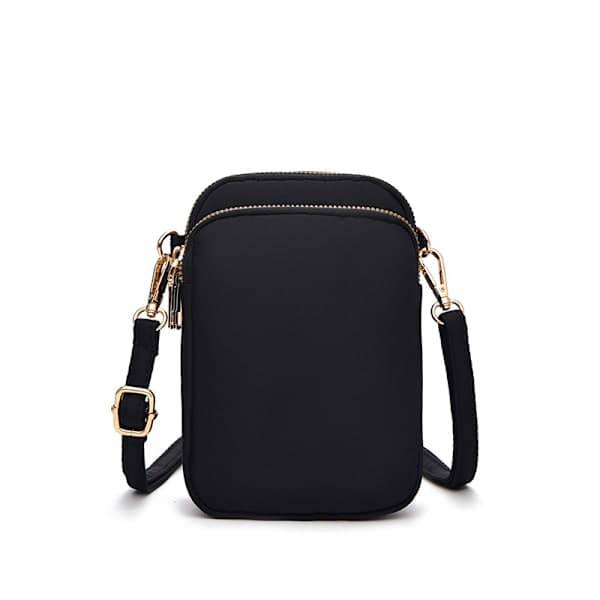 Crossbody mobiltelefon taske Sort Sort