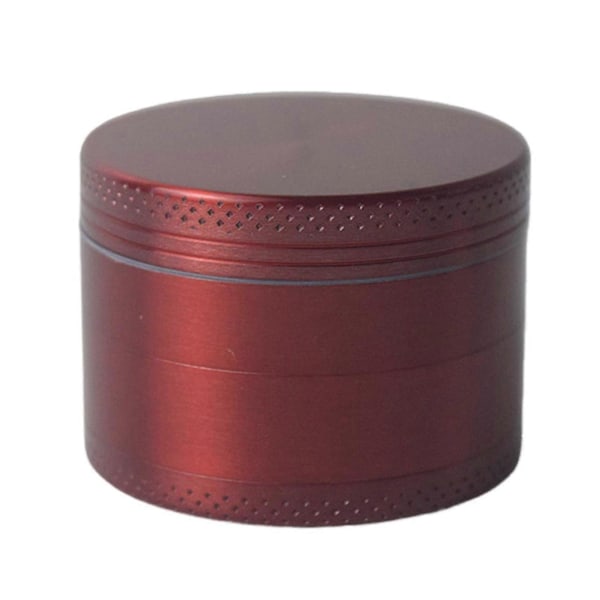 Grinder Metal Urte Grinder 1.6/2.5 tommer Krydderi Grinder Bærbar Krydderi Mixer til Maling af Tørrede Chilipebre Red 40mm