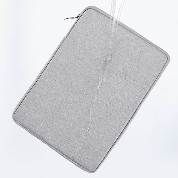 Ohut kotelo 8 tuuman tableteille, vedenpitävä suojakotelo taskulla - vaaleanharmaa monivärinen vaaleanharmaa Light Grey