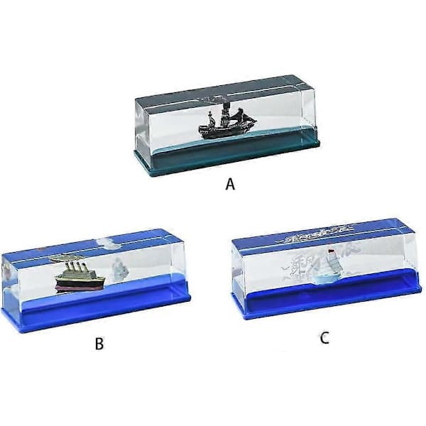 Titanic Krydstogtskib Akryl Væske Drift Flaske Ornament - Udsøgt & Unik Gave, Synker Aldrig