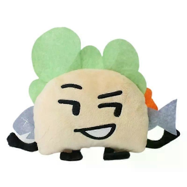 Gaibosi Anime Battle for Dream Island pehmolelu BFDI täytetty nukke Fire Flower Leaf Numbers X täytetty pehmolelu opettavainen joululahja Pancake