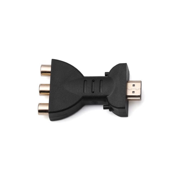 HDMI till 3 RGB/RCA ljudadapter komponentkonverter HDMI till 3RCA