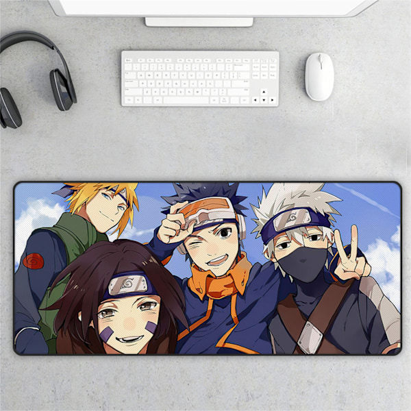 Musemåtte Vandtæt Pletbestandig Vaskbar Anime Tema Almindelig Musemåtte til Kontor Spil Hjem 80x30cm / 31x12in