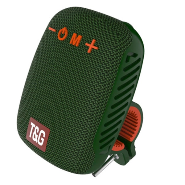 Portabel Bluetooth-kompatibel högtalare för styre Vattentät trådlös cykelhögtalare Military Green