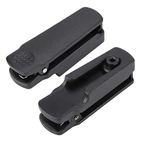 10 st Vattentäta Svarta Walkie Talkie Bältesklämmor Tillbehör För BAOFENG UV-9R Plus