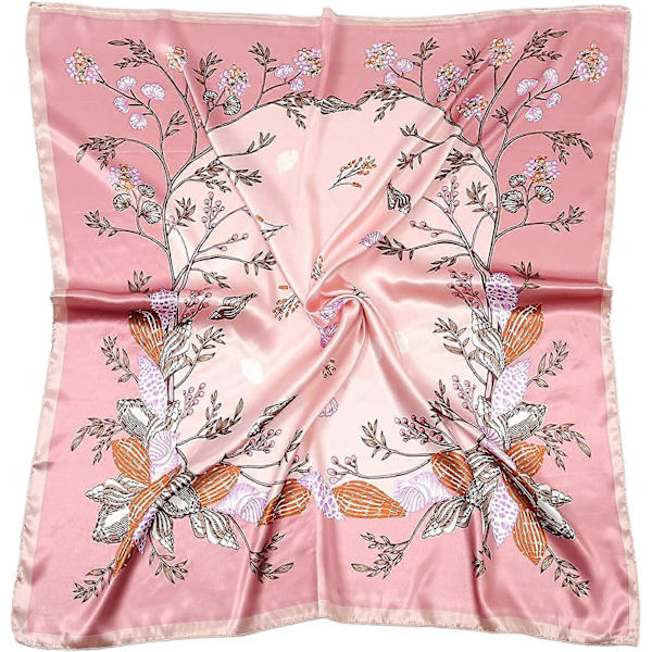 Huvudscarf i Silkesatin - Olaof Scarf för Kvinnor, Sova, Kvadratisk, Designer Bandana Olaof Scarf Style 2