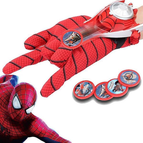 Hulk/Captain America/Iron Man/Batman/Spider-Man Handske Web Shooter Launcher Leksaker för Barn Present Spider-Man