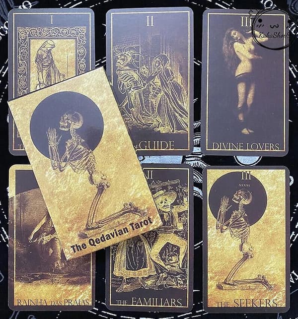 Tarot: Et sæt med 78 kort, engelsk version, spådom, okkult, orakel