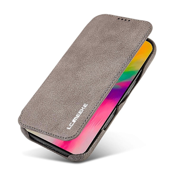 LC.IMEEKE Til iPhone 16 Pro Max Etui Kortholder Stativ Læder Telefon Cover Multicolor Style E