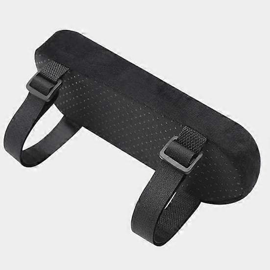 Kontorstol Armlene i Memory Foam Bomull PP Putefylling Armlenepute Myk black