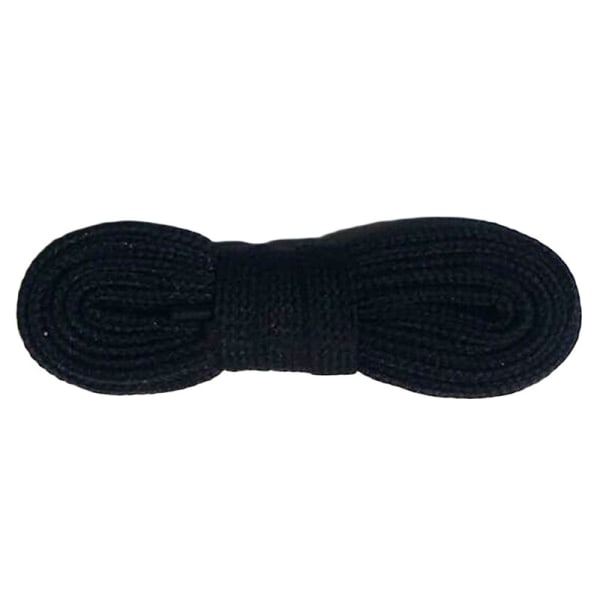 3 farver 1,5 cm brede snørebånd Unisex polyester snørebånd Dobbelt sort null black null