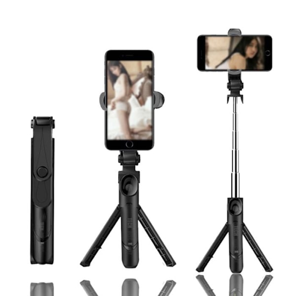 TD® Uttrekkbart og bærbart Bluetooth Selfie Stick Stativ