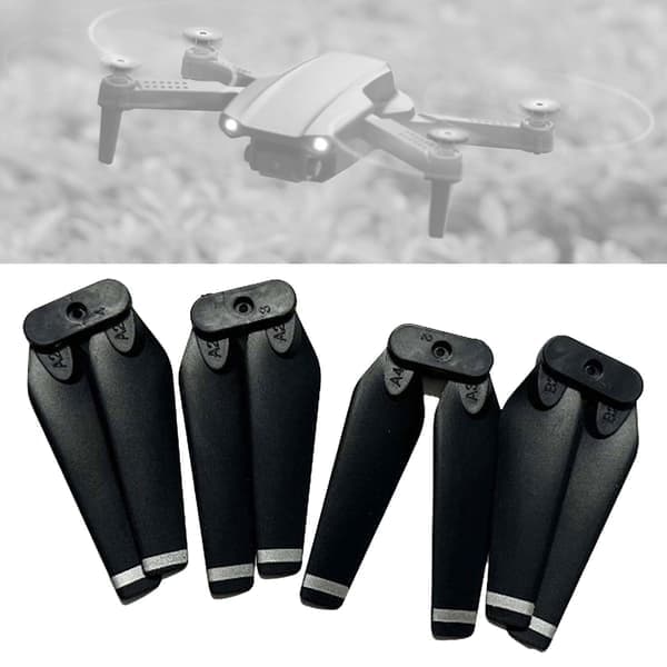 E99 Pro Drone Erstatningsarm Motorblad RC Drone Gave Grå Blad