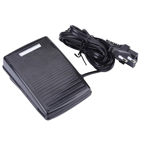 EU-kontakt Fotpedal for Symaskin - Erstatning for Ledningspedal 13,5x9cm 220V Elektrisk for Alle Polstringssymaskiner