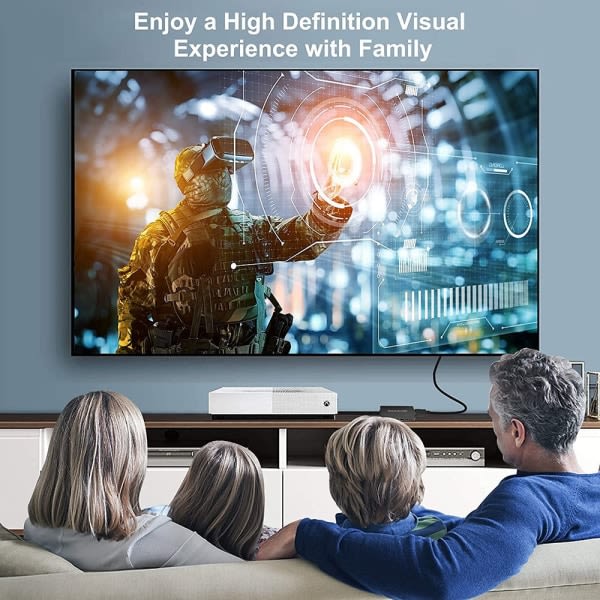 Konverter SCART till HDMI Video Audio Adapter