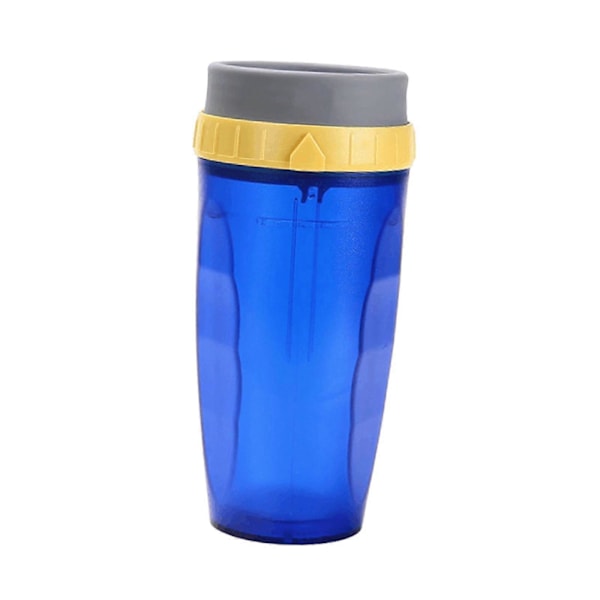 Bärbar Coverless Twist-mugg med isolerad kaffekopp i rostfritt stål Blue