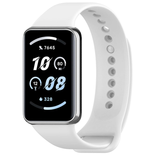 For Honor Band 9 Silikon Urrem Remskifte Håndledsrem White