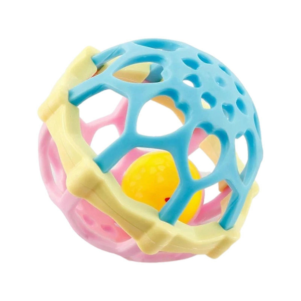 Barnleksaker Spädbarn Kan Kokas För Att Lugna Den Nyfödda Bebisen Tidig Utbildning Fitness Mjuk Gummi Handgrepp Boll Skallror 0-1 År Gamla Leksaker